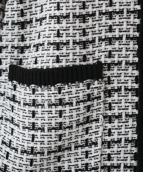 epnok（エプノック）の「ツイードニットカーディガン（カーディガン/ボレロ・メンズ・カーキ/ブルー/ブラック・SMALL/MEDIUM/LARGE）」の20枚目の写真