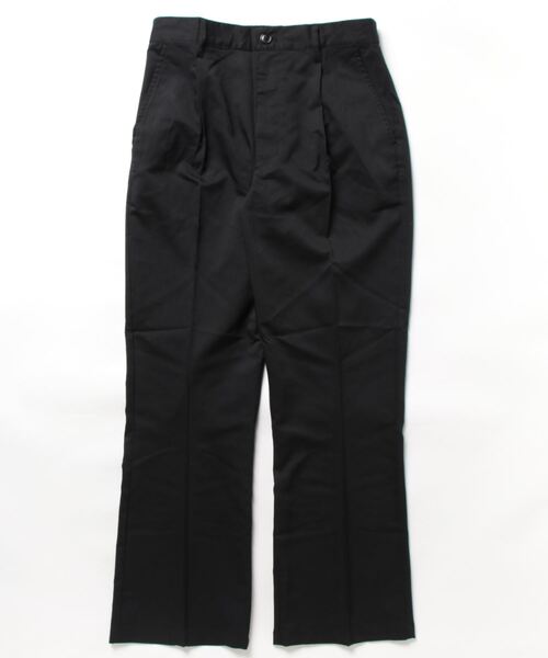 おしゃれスタ（オシャレスタ）の「TRセンタープレスフレアパンツ【IR】（その他パンツ・メンズ・ブラック/ベージュ/オフホワイト/サックスブルー/グリーン/モカ・M/L/XL）」の9枚目の写真