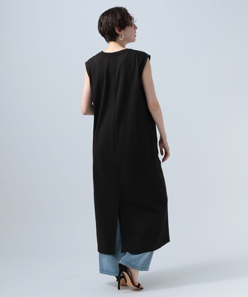 BAYFLOW(ベイフロー)の「カットノースリワンピース(ワンピース・レディース・ブラック/オフホワイト/テラコッタ/モスグリーン・FREE)」の5枚目の写真