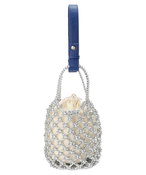 Green　Parks（グリーンパークス）の「OTO.HA.シルバー編みバッグ（ハンドバッグ・レディース・オレンジ/ブルー/イエロー/パープル・FREE）」の12枚目の写真