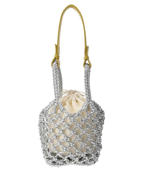 Green　Parks（グリーンパークス）の「OTO.HA.シルバー編みバッグ（ハンドバッグ・レディース・オレンジ/ブルー/イエロー/パープル・FREE）」の20枚目の写真