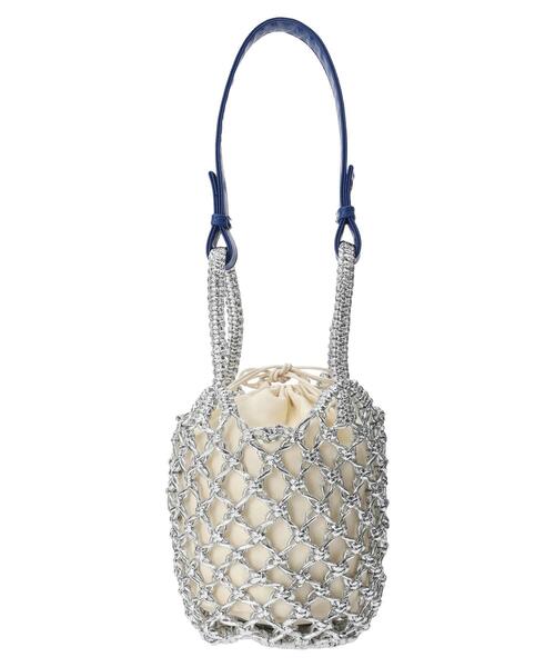 Green　Parks（グリーンパークス）の「OTO.HA.シルバー編みバッグ（ハンドバッグ・レディース・オレンジ/ブルー/イエロー/パープル・FREE）」の21枚目の写真