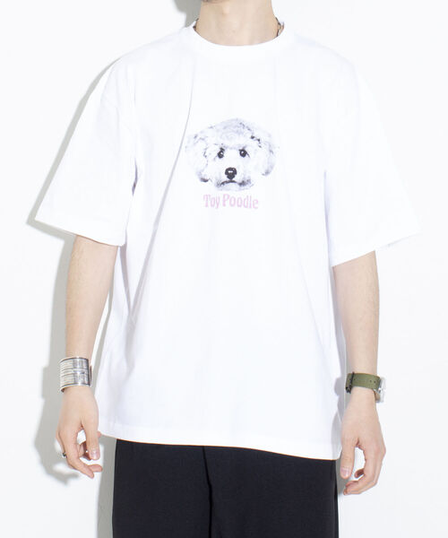 GLOSTER（グロスター）の「《23SS新柄追加!!》【GLOSTER/グロスター】DOG&CAT 犬猫プリントTシャツ（Tシャツ/カットソー・メンズ・ホワイト系その他2/ホワイト系その他5/ホワイト系その他/ホワイト系その他4/ホワイト系その他3/ホワイト系その他6/ホワイト系その他7・M/S/L）」の13枚目の写真