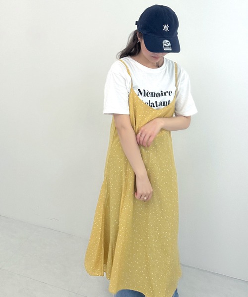 Isn't She?(イズントシー)の「ランダムドットキャミソールワンピース(ワンピース・レディース・イエロー・FREE)」の7枚目の写真