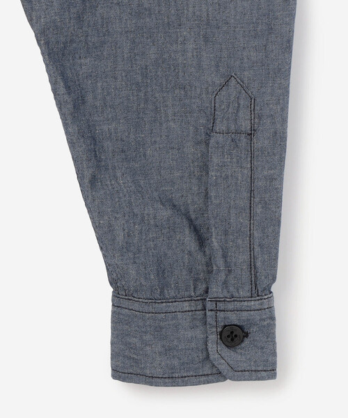 ORCIVAL（オーシバル）の「ORCIVAL | コットンシャンブレー ロングスリーブシャツ MEN（シャツ/ブラウス・メンズ・サックスブルー/ブルー・4/5）」の6枚目の写真