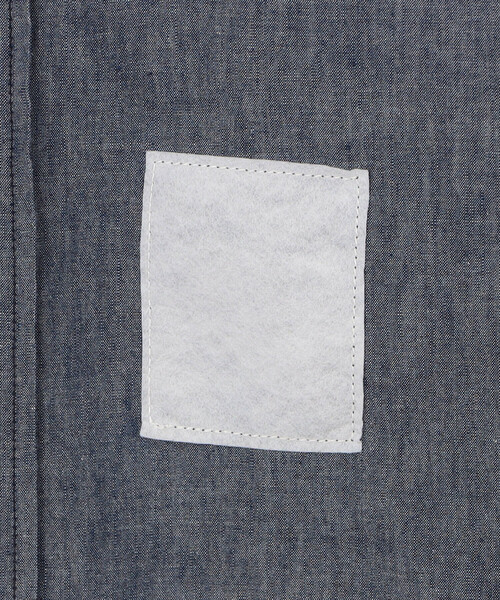 ORCIVAL（オーシバル）の「ORCIVAL | コットンシャンブレー ロングスリーブシャツ MEN（シャツ/ブラウス・メンズ・サックスブルー/ブルー・4/5）」の9枚目の写真