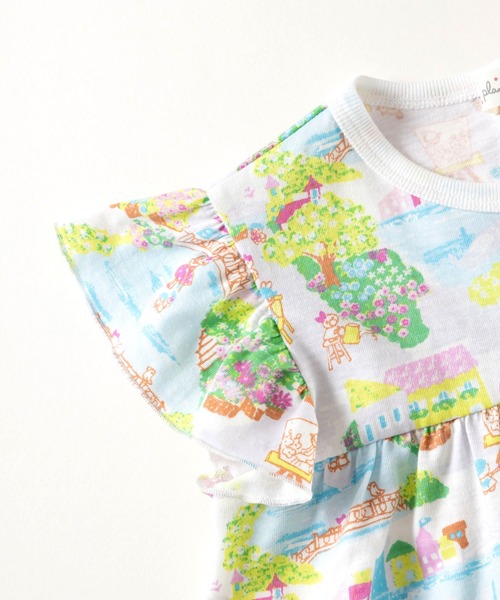 KP（ケーピー）の「ベニス柄プリントワンピース(100～130cm)（ワンピース・キッズ・ピンク・100cm/110cm/120cm/130cm）」の8枚目の写真