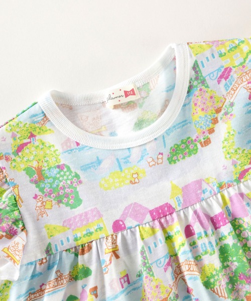 KP（ケーピー）の「ベニス柄プリントワンピース(100～130cm)（ワンピース・キッズ・ピンク・100cm/110cm/120cm/130cm）」の9枚目の写真