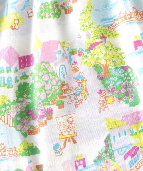 KP（ケーピー）の「ベニス柄プリントワンピース(100～130cm)（ワンピース・キッズ・ピンク・100cm/110cm/120cm/130cm）」の10枚目の写真