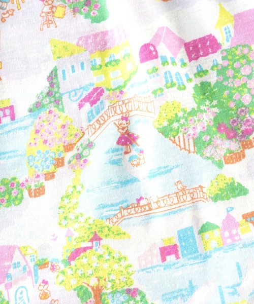 KP（ケーピー）の「ベニス柄プリントワンピース(100～130cm)（ワンピース・キッズ・ピンク・100cm/110cm/120cm/130cm）」の11枚目の写真