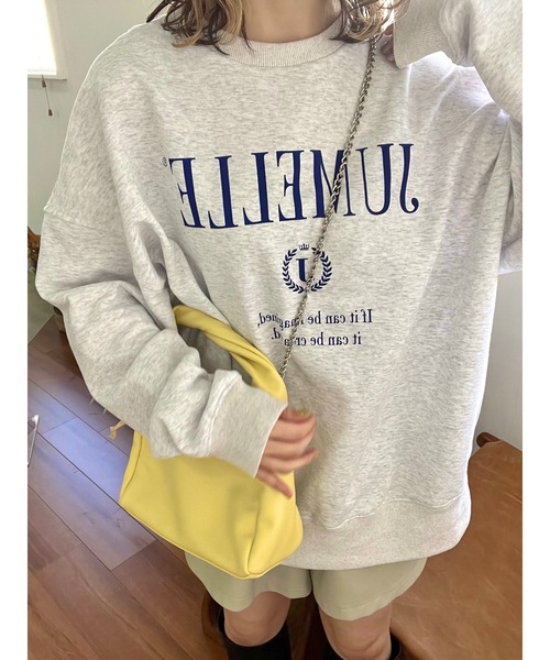 jumelle（ジュメロ）の「【ユニセックス】ユニセックスロゴスウェット（スウェット・レディース・グレー・MEDIUM/LARGE）」の5枚目の写真