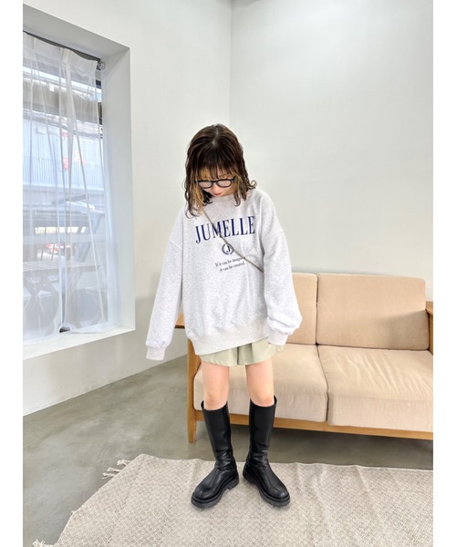 jumelle（ジュメロ）の「【ユニセックス】ユニセックスロゴスウェット（スウェット・レディース・グレー・MEDIUM/LARGE）」の7枚目の写真