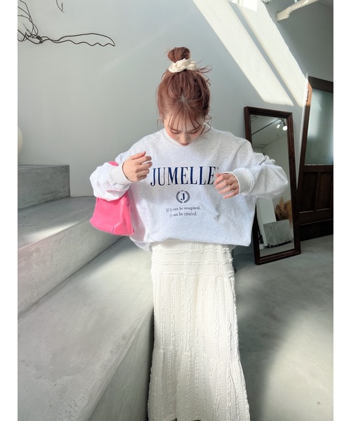 【ユニセックス】ユニセックスロゴスウェット(スウェット)|jumelle(ジュメロ) 【ユニセックス】ユニセックスロゴスウェット(スウェット)|jumelle(ジュメロ)