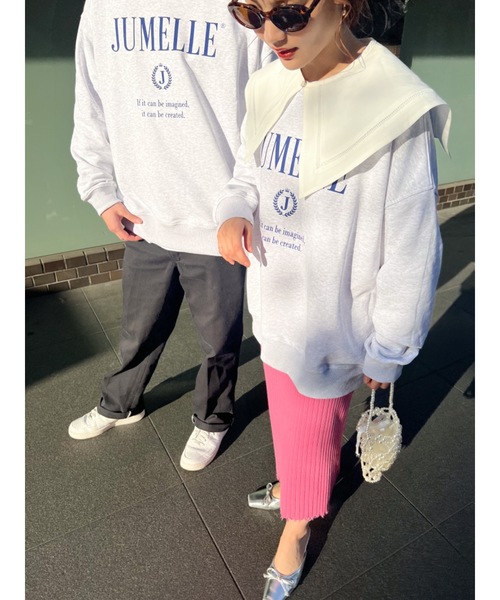 jumelle（ジュメロ）の「【ユニセックス】ユニセックスロゴスウェット（スウェット・レディース・グレー・MEDIUM/LARGE）」の11枚目の写真