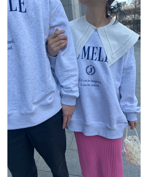 jumelle（ジュメロ）の「【ユニセックス】ユニセックスロゴスウェット（スウェット・レディース・グレー・MEDIUM/LARGE）」の15枚目の写真