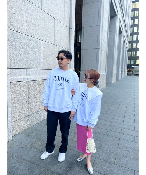 jumelle（ジュメロ）の「【ユニセックス】ユニセックスロゴスウェット（スウェット・レディース・グレー・MEDIUM/LARGE）」の14枚目の写真