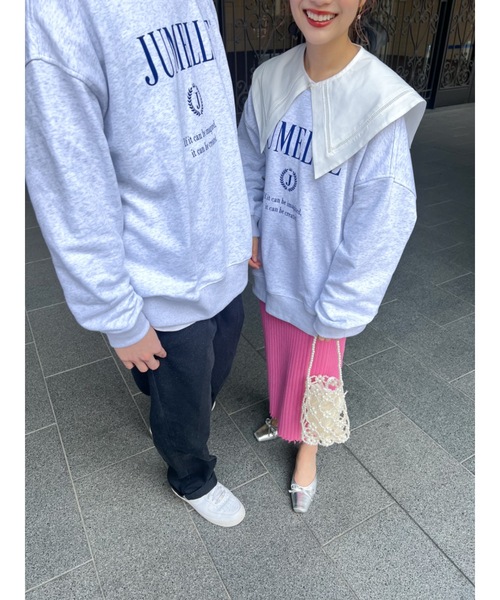 jumelle（ジュメロ）の「【ユニセックス】ユニセックスロゴスウェット（スウェット・レディース・グレー・MEDIUM/LARGE）」の18枚目の写真