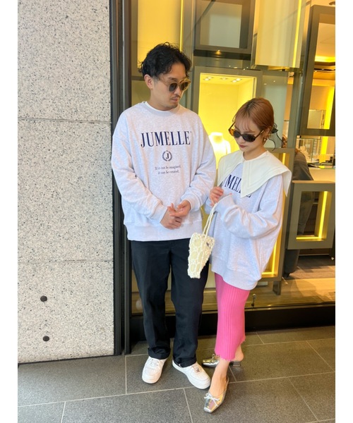 jumelle（ジュメロ）の「【ユニセックス】ユニセックスロゴスウェット（スウェット・レディース・グレー・MEDIUM/LARGE）」の19枚目の写真