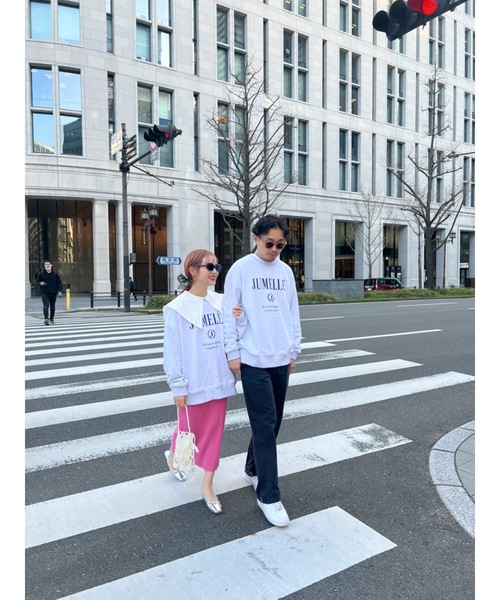 【ユニセックス】ユニセックスロゴスウェット(スウェット)|jumelle(ジュメロ) 【ユニセックス】ユニセックスロゴスウェット(スウェット)|jumelle(ジュメロ)