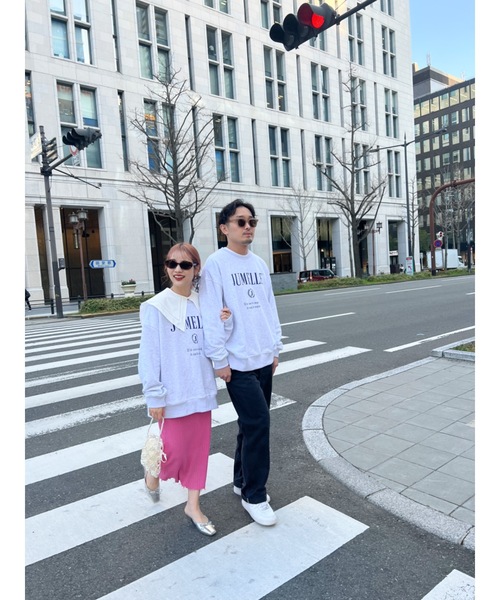 【ユニセックス】ユニセックスロゴスウェット(スウェット)|jumelle(ジュメロ) 【ユニセックス】ユニセックスロゴスウェット(スウェット)|jumelle(ジュメロ)