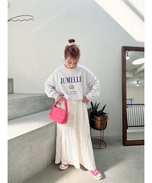 【ユニセックス】ユニセックスロゴスウェット(スウェット)|jumelle(ジュメロ) 【ユニセックス】ユニセックスロゴスウェット(スウェット)|jumelle(ジュメロ)