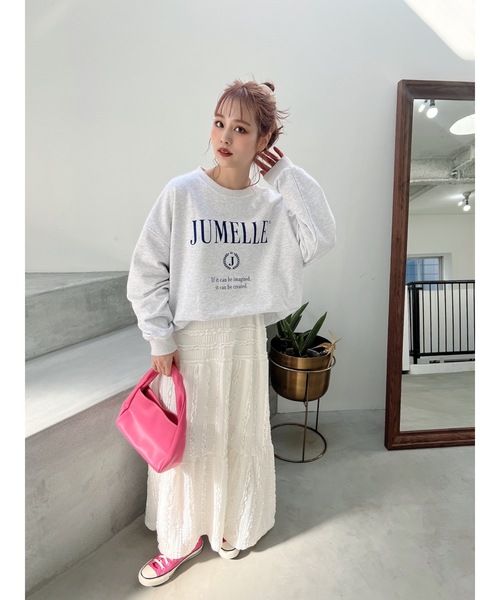 【ユニセックス】ユニセックスロゴスウェット(スウェット)|jumelle(ジュメロ) 【ユニセックス】ユニセックスロゴスウェット(スウェット)|jumelle(ジュメロ)