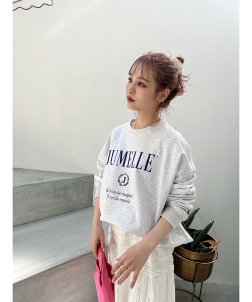 【ユニセックス】ユニセックスロゴスウェット(スウェット)|jumelle(ジュメロ) 【ユニセックス】ユニセックスロゴスウェット(スウェット)|jumelle(ジュメロ)