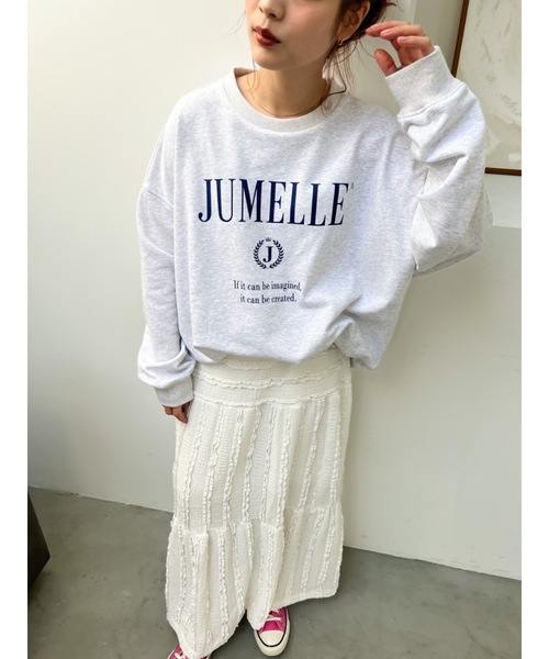 【ユニセックス】ユニセックスロゴスウェット(スウェット)|jumelle(ジュメロ) 【ユニセックス】ユニセックスロゴスウェット(スウェット)|jumelle(ジュメロ)