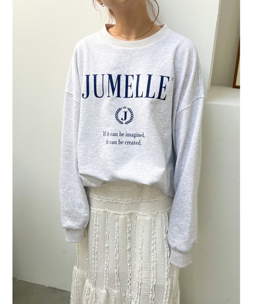 【ユニセックス】ユニセックスロゴスウェット(スウェット)|jumelle(ジュメロ) 【ユニセックス】ユニセックスロゴスウェット(スウェット)|jumelle(ジュメロ)