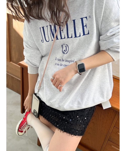 【ユニセックス】ユニセックスロゴスウェット(スウェット)|jumelle(ジュメロ) 【ユニセックス】ユニセックスロゴスウェット(スウェット)|jumelle(ジュメロ)