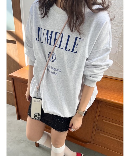 【ユニセックス】ユニセックスロゴスウェット(スウェット)|jumelle(ジュメロ) 【ユニセックス】ユニセックスロゴスウェット(スウェット)|jumelle(ジュメロ)