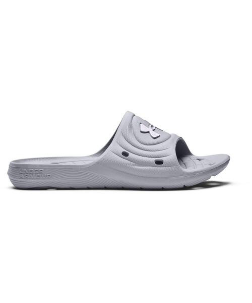 UNDER ARMOUR(アンダーアーマー)の「UAロッカーIV スライド(ライフスタイル/メンズ)(サンダル・メンズ・ホワイト・30.0cm/25.0cm/26.0cm/27.0cm/28.0cm/29.0cm)」の1枚目の写真