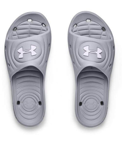 UNDER ARMOUR(アンダーアーマー)の「UAロッカーIV スライド(ライフスタイル/メンズ)(サンダル・メンズ・ホワイト・30.0cm/25.0cm/26.0cm/27.0cm/28.0cm/29.0cm)」の3枚目の写真