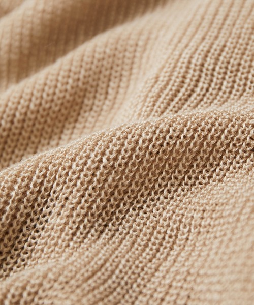 ROPE'（ロペ）の「リネン畦ニットベスト（ベスト・レディース・ベージュ/ネイビー・38）」の19枚目の写真