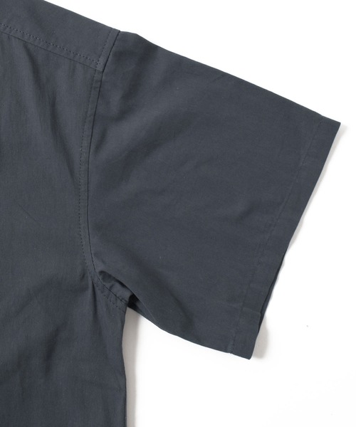 GLAZOS（グラソス）の「コットン・半袖開襟シャツ（シャツ/ブラウス・キッズ・チャコールグレー/カーキ/ホワイト・140cm/150cm/160cm/170cm）」の17枚目の写真