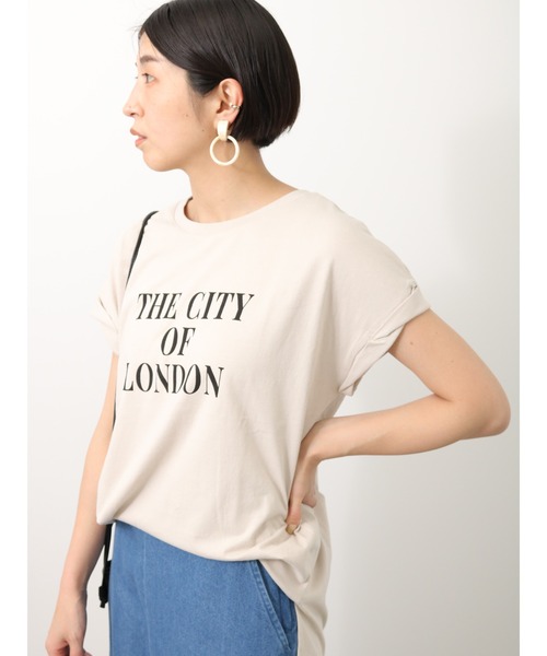 未使用タグ付✨ガリャルダガランテ 名品 フレンチスリーブ カットソー Tシャツ セール】 【洗える】コンパクトヤーン フレンチスリーブ Tシャツ