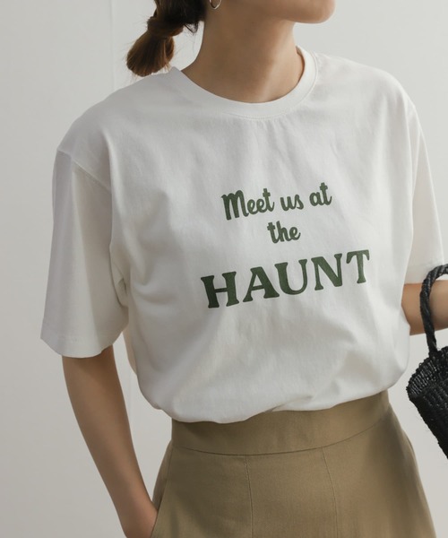 URBAN RESEARCH DOORS（アーバンリサーチドアーズ）の「ロゴプリントハーフスリーブTシャツ（Tシャツ/カットソー・レディース・ベージュ/ホワイト系その他/オフホワイト・MEDIUM）」の11枚目の写真