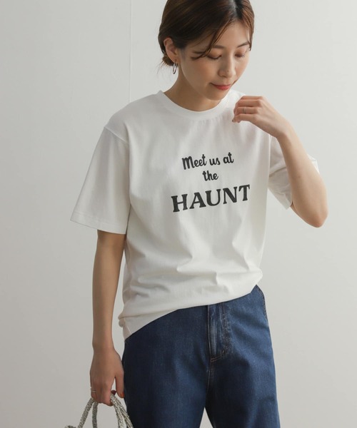 URBAN RESEARCH DOORS（アーバンリサーチドアーズ）の「ロゴプリントハーフスリーブTシャツ（Tシャツ/カットソー・レディース・ベージュ/ホワイト系その他/オフホワイト・MEDIUM）」の17枚目の写真