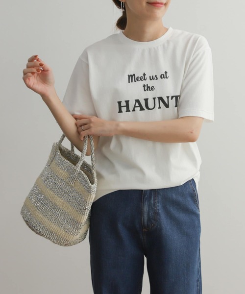 URBAN RESEARCH DOORS（アーバンリサーチドアーズ）の「ロゴプリントハーフスリーブTシャツ（Tシャツ/カットソー・レディース・ベージュ/ホワイト系その他/オフホワイト・MEDIUM）」の19枚目の写真