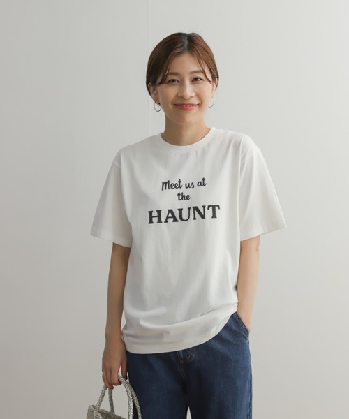 URBAN RESEARCH DOORS（アーバンリサーチドアーズ）の「ロゴプリントハーフスリーブTシャツ（Tシャツ/カットソー・レディース・ベージュ/ホワイト系その他/オフホワイト・MEDIUM）」の21枚目の写真