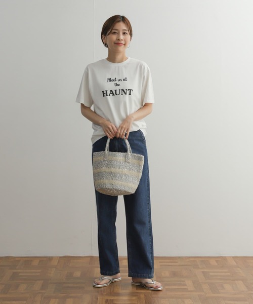 URBAN RESEARCH DOORS（アーバンリサーチドアーズ）の「ロゴプリントハーフスリーブTシャツ（Tシャツ/カットソー・レディース・ベージュ/ホワイト系その他/オフホワイト・MEDIUM）」の22枚目の写真