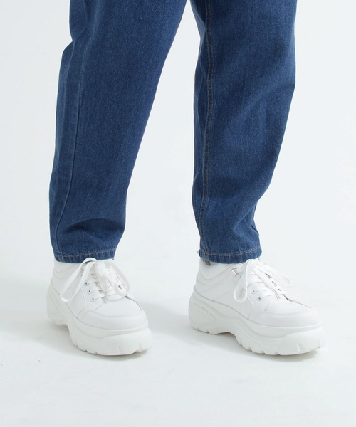 SILVER BULLET(シルバーバレット)の「『LOVE HUNTER/ラブハンター』スポーティーダッドスニーカー【m】(スニーカー・メンズ・ブラック/ホワイト・43/41/42/44/40)」の2枚目の写真