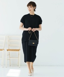 toki doki（トキドキ）の「（2点セット）キレイ目サマーニットワンピース＆リブカーディガン（ワンピース）」