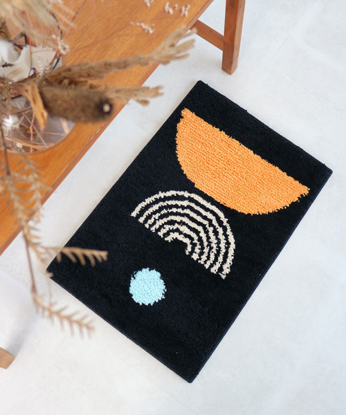 Opt!（オプト）の「〈Opt!/オプト〉Floor Mat/フロアマット（ラグ/マット・レディース・ホワイト/ブラック/レッド/イエロー/ネイビー/ブルー・ONE SIZE）」の2枚目の写真