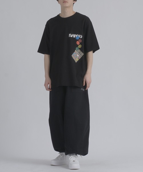 RE730(アールイーセブンサーティー)の「RE730 なみおくんグミプリント半袖Tしゃつ(Tシャツ/カットソー・メンズ・ブラック・MEDIUM/LARGE)」の7枚目の写真
