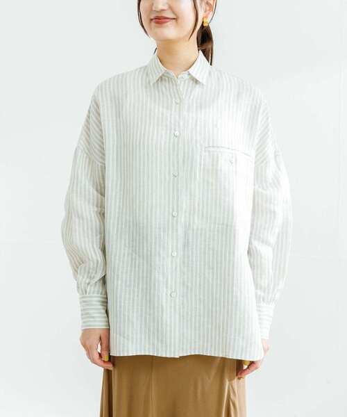 URBAN RESEARCH（アーバンリサーチ）の「リネンストライプオーバー