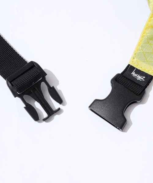 STUSSY（ステューシー）の「STUSSY/ステューシー Diamond Ripstop ウエストポーチ（ボディバッグ/ウエストポーチ・メンズ・ライム/ピンク系・FREE）」の14枚目の写真