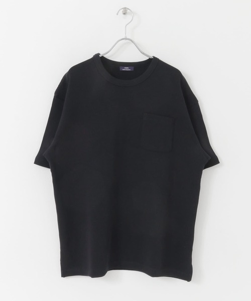 ITEMS URBANRESEARCH(アイテムズ アーバンリサーチ)の「度詰めワッフル クルーネックTシャツ(Tシャツ/カットソー・メンズ・ブラック/ホワイト/ブルー/ブラウン・MEDIUM/LARGE)」の18枚目の写真
