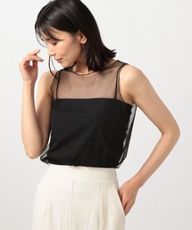 チュールタンクトップ