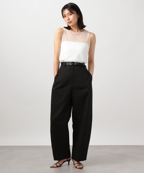 BARNYARDSTORM（バンヤードストーム）の「チュールタンクトップ（タンクトップ・レディース・ホワイト/ブラック・FREE）」の3枚目の写真